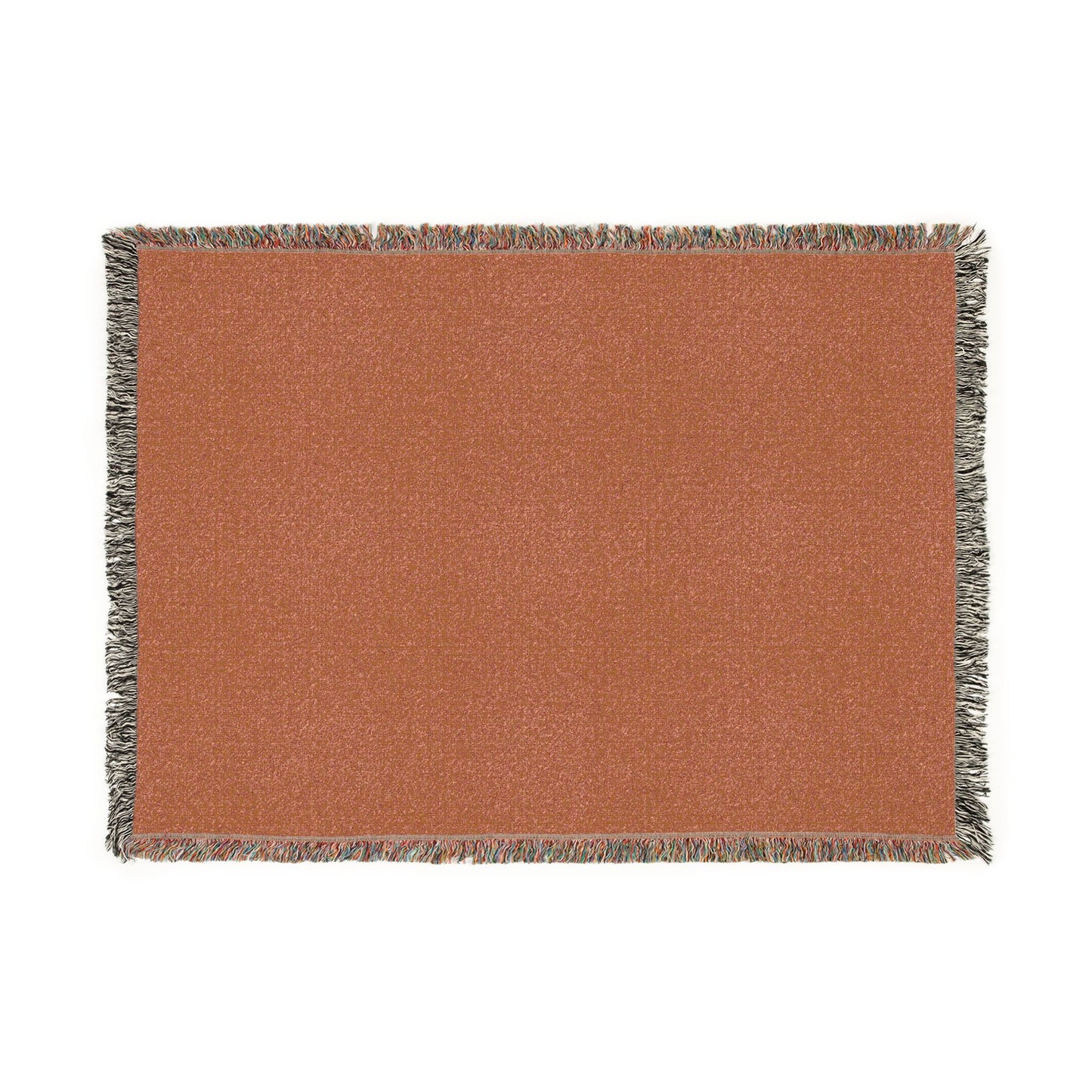 Manta Tejida Terracota Cálida